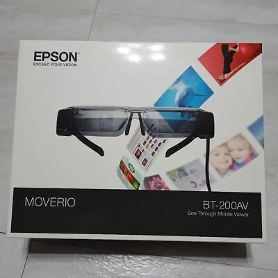 Epson MOVERIO BT-200AV Smart Glasses • $209.87