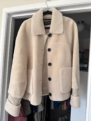 Ladies Size L Decjuba Sherpa Jacket Euc • $60