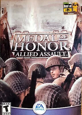 Medal Of Honor: Allied Assault (PC 2002)  Box Set  X2 Disks - Very Good • $3