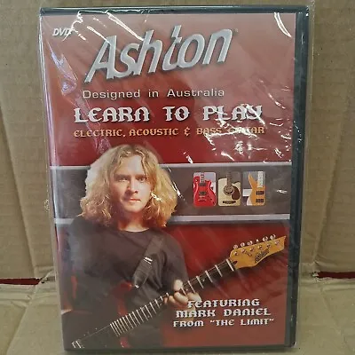 Ashton Learn To Play Electric Accoustic & Bass Guitar DVD * NEW *Region 0 Free  • £5.75