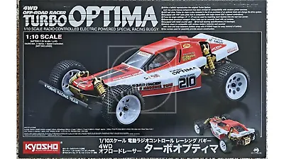 Kyosho Turbo Optima Racing Buggy Gold Kit 4WD #30619 • $616.71