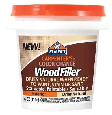 Carpenter's Color Change Wood Filler 4 Oz. Natural (E912) • $12.88