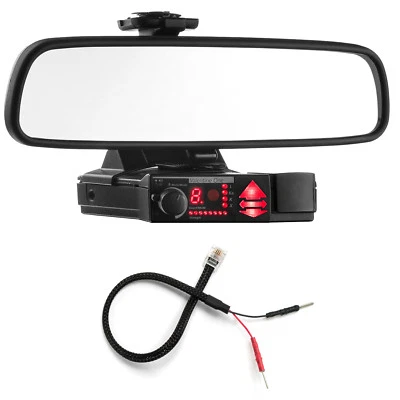 $48.99 • Buy Mirror Mount Bracket + Mirror Wire Power Cord For Valentine V1