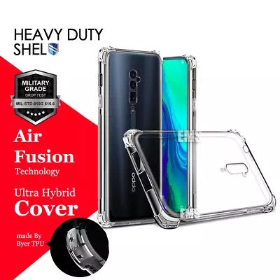 For Oppo Reno Z Crystal Clear Gel Case Heavy Duty Air Cushion Shockproof Cover • $5.99