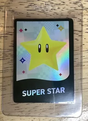 Super Star Holofoil Foil Super Mario Wonder Trading Card (with Card Saver) • $2