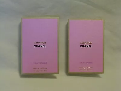 CHANEL 'Chance Eau Tendre' EDP Perfume Set Of 2 Spray Sample Vials • $23.99