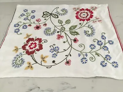 £20 • Buy Ikea Vintage Embroidered Cushion Cover - Rectangular