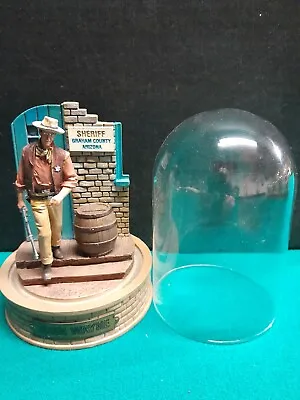 $6 • Buy Franklin Mint John Wayne Figurine  Glass Dome