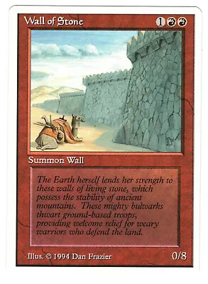 ►Magic-Style◄ MTG - Wall Of Stone - Summer Magic Edgar - NM • $430.92