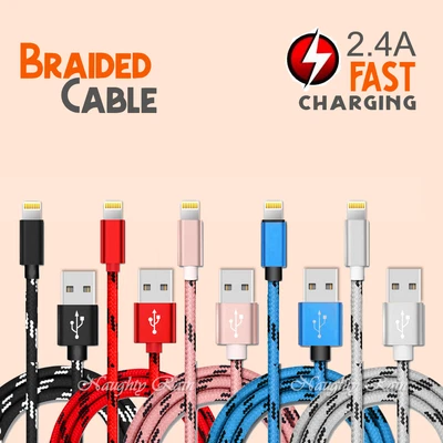 $21.99 • Buy Braided USB Charger Phone Cable Data Cord For IPhone 14 13 12 11 Pro Max XR IPad