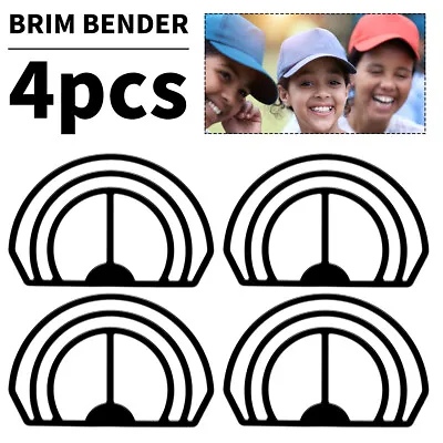 $16.61 • Buy 4Pcs Hat Brim Bender Durable Hat Curving Band With Dual Option Slots Panpm
