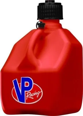 VP Racing RED Square 3 Gallon Race Gas Alcohol Diesel Can Fuel Jug Circle Track • $38