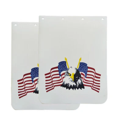 $59.99 • Buy Semi Truck Trailer Mud Flaps 24 X 30  Mudflaps Heavy Duty Truck 2 Rubber White