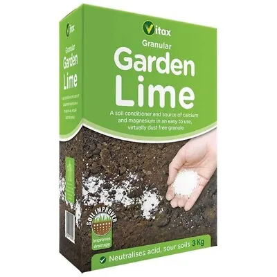 Garden Lime Granular Vitax Soil Conditioner Source Of Calcium Granule • £4.58
