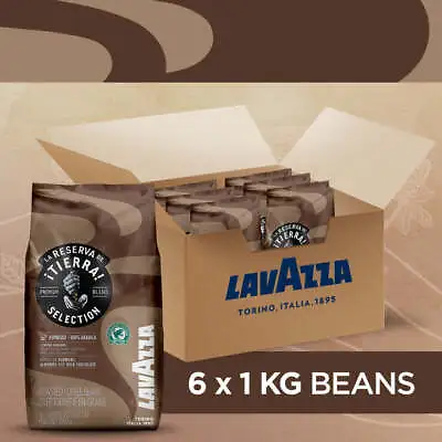 Lavazza Tierra Coffee Beans 1 -18 X 1kg Optional 12oz Coffee Cups & Lids • £225.99