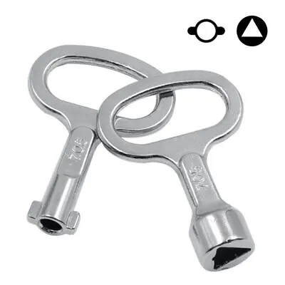 £2.06 • Buy 2Pcs Key Wrench Triangle Plumber For Electric Cabinet Elevator Emergency Lift