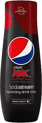 SodaStream Sparkling Drink Mix Pepsi Max (Cherry) 7UP - Makes 9L Fizzy Drinks • £8.99