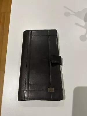 Oroton Black Leather Travel Wallet • $30