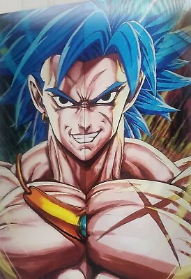 3d Holographic Lenticular Poster! Dragon LSSJ BLUE BROLY!! 3-in-1 🔥 🔥 🔥  • $11