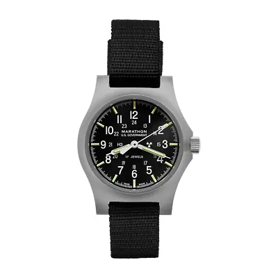Marathon (GPM) Mens Automatic Watch With Black Nylon Strap WW194003SS-0001 • $746.73