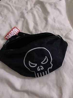 MARVEL Punisher Black Fanny Pack Waist Belt Bag • $19