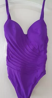 La Perla Purple One Piece Swimsuit – UK Size 10 IT 42 • £49.99