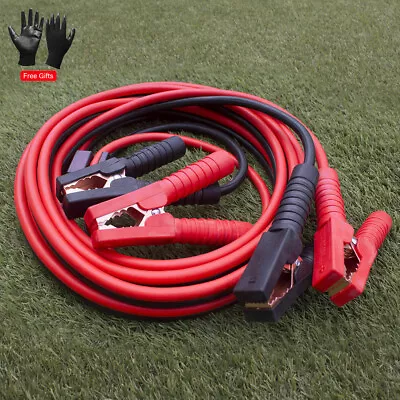 4M Heavy Duty Jump Leads 2000AMP Car Van Battery Starter Booster Cables Jumper • $21.99