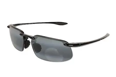 Maui Jim  Kanaha Rimless Sunglasses Gloss Black/Neutral Grey Medium 303275 • $148.75