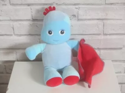 IN THE NIGHT GARDEN Squishy SUPER SQUASHY IGGLEPIGGLE 14  Soft Toy & Blanket EUC • £6.95