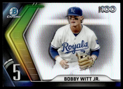 $0.99 • Buy 2022 Bowman Scouts' Top 100 Bobby Witt Jr. G22 Kansas City Royals #BTP-5