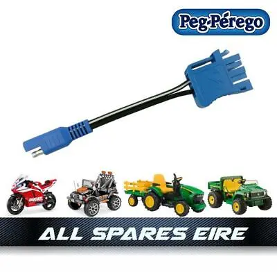 £28.95 • Buy 12 Volt Battery Charger Adapter Blue Peg Perego To Sae Connection Connector