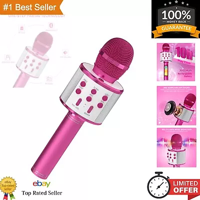 Wireless Bluetooth Karaoke Microphone - HiFi Sound Quality Long Playback Time • $23.22