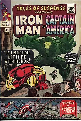 Tales Of Suspense#69 Sept. 1965 FIRST TITANIUM MAN CAPTAIN AMERICA BY KIRBY • $14.99