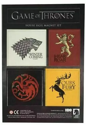 Game Of Thrones - House Sigil Fridge Magnet Set - HBO - Brand New And Sealed • £0.99