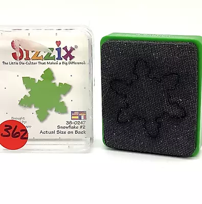 #362 Sizzix Snowflake Small Die 38-0247 Provo Craft Ellison • $3