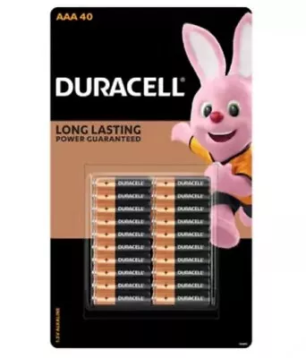 Duracell Coppertop Alkaline AAA Batteries 40 Pack • $27.95