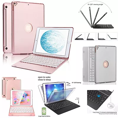 $45.99 • Buy IPad Keyboard Case 9th 8th 7th 6th 5th 6th Generation Air 3 2 Stand Smart Cover