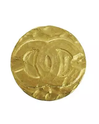 Pre Loved Chanel Gold Plated Metal Brooch By French Designer  -  Brooches • $1064