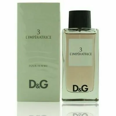 D&G 3 L'IMPERATRICE By Dolce & Gabbana 3.3 Oz / 100 Ml EDT SPRAY WOMEN NIB SEAL • $64.99