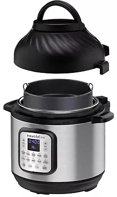 Instant Pot Duo Crisp Pressure Cooker 11 In 1 8 QT Air Fryer Roast Bake • $88.11