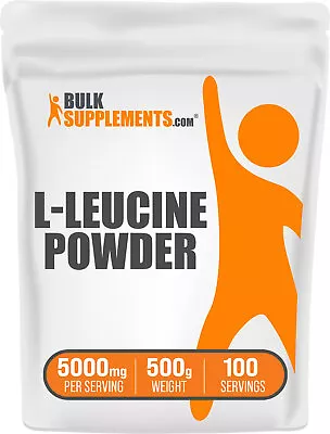 BulkSupplements L-Leucine Powder - BCAA Supplement For Building Muscle • $16.96