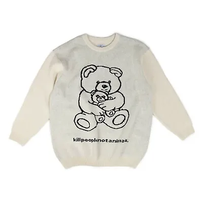 Fuct 🇺🇸 TEDDY BEAR KILL PEOPLE Vegan Pro Life Knit Sweater Supreme SSDD BLM • $111.11