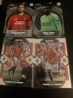 Man Utd 11 Card Bundle Panini And Topps From 2021-present  • £17