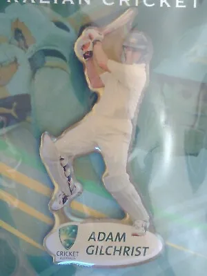 $11.95 • Buy Cricket Australia Collectable Ashes Action Heroes Badge-Pin Adam Gilchrist