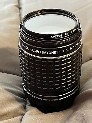 Vintage Pentax Takumar (Bayonet) 135mm F/2.5 Lens - Great Condition • $30