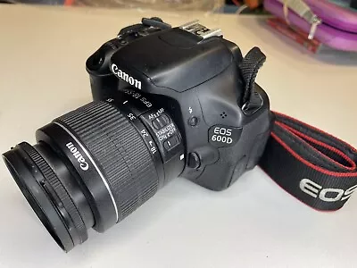 Canon EOS 600D DSLR Camera W 18-55mm Lens - Used • $400