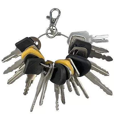 $15.95 • Buy 18 Forklift Ignition Key Set Toyota Hyster Doosan Yale Nissan Crown Clark Bobcat