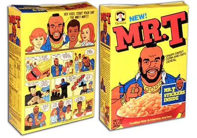 Quaker MR. T Cereal BOX (BOX ONLY!)   • $19