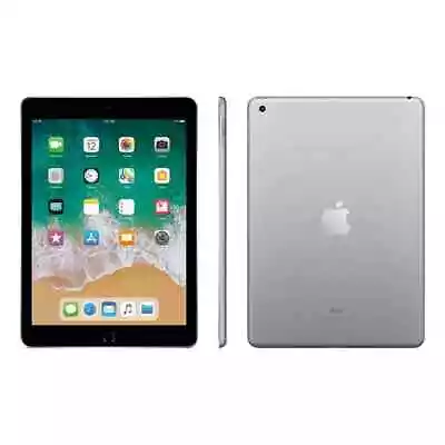 Apple A1893 IPad 6th Generation Wi-Fi 128GB 9.7in Screen Space Gray - MR7J2LL/A • $129.99