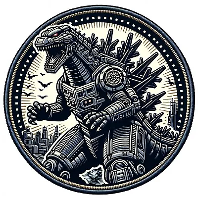 Kaiju Patch Embroidered Iron-on Applique Giant Monster Films Movies Retro Comics • $6.87